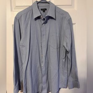 Mens Large George Button Down Shirt